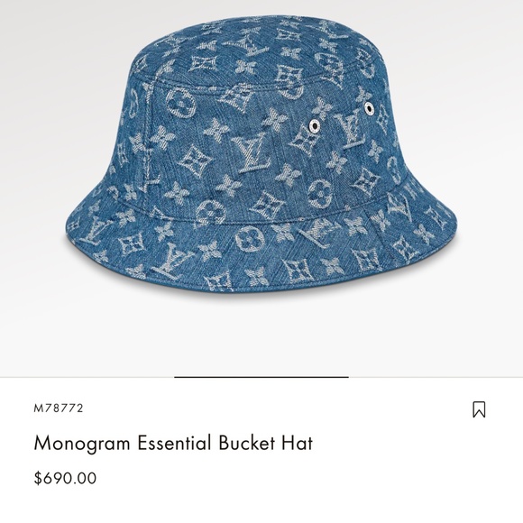 Louis Vuitton Denim Bucket Hat (reversible) - Picture 1 of 2